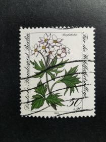 德国邮票·83年花卉1信