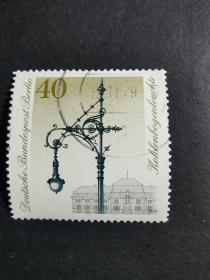 德国邮票·79年古老路灯1信