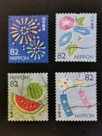 日本邮票·17年夏季的问候4信