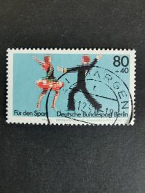 德国邮票·83年冰上运动1信