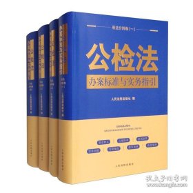 公检法办案标准与实务指引·刑法分则卷（全套共4册）