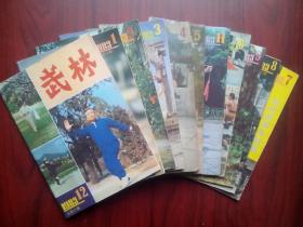 武林 杂志，1981-1996年，共38本不同期，武林杂志，武术，功夫，拳