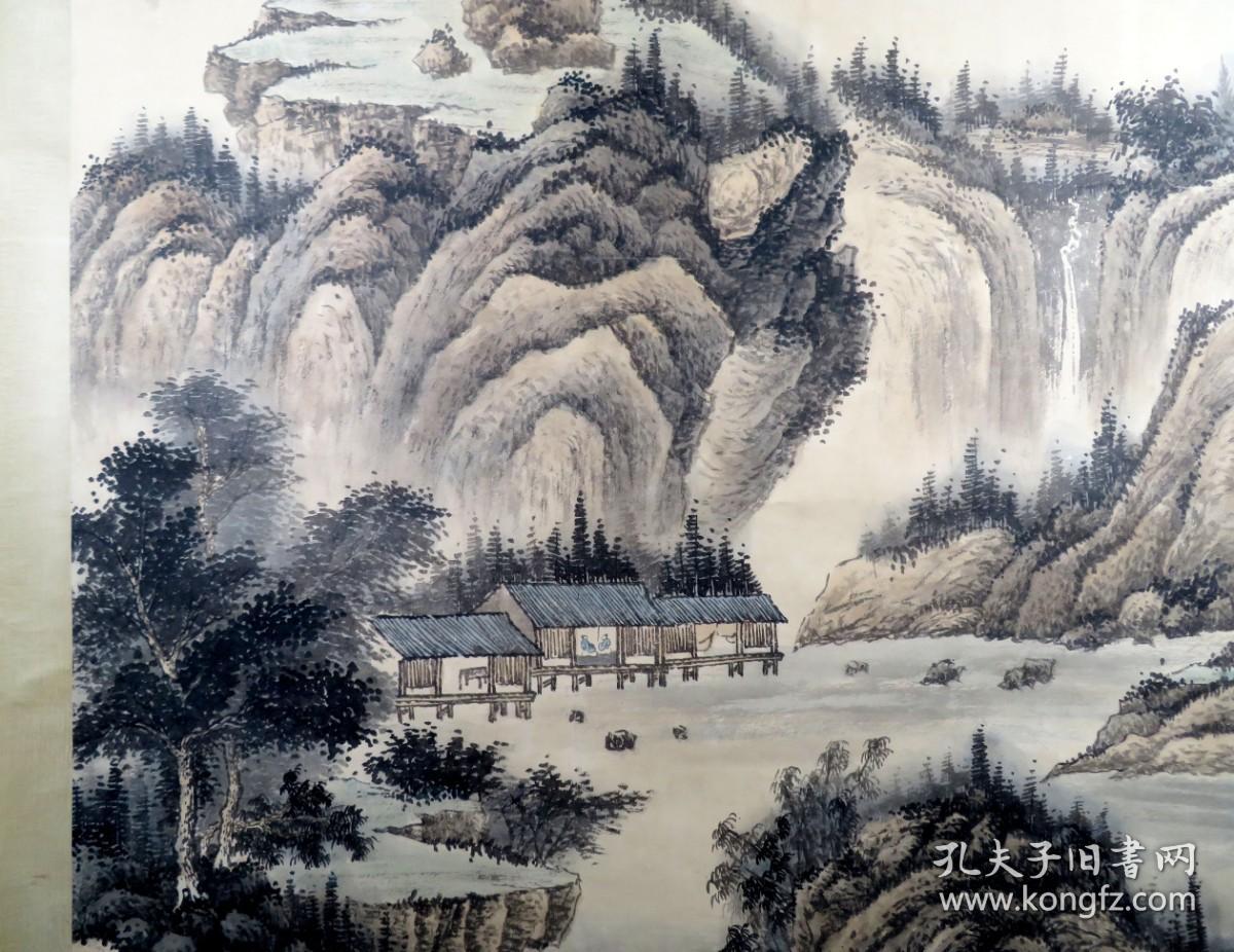 清代小四王  王玖 山水画