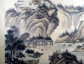 清代小四王  王玖 山水画