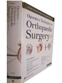 英文原版     Operative Techniques in Orthopaedic Surgery (Volume 2, Second Edition)    骨科手术技术