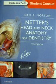 英文原版      Netter’s Head and Neck Anatomy for Dentistry (3 Edition)   牙科头颈解剖