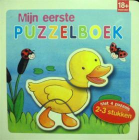 荷兰语原版   幼儿拼图绘本故事   Mijn eerste puzzelboek        我的第一本益智书