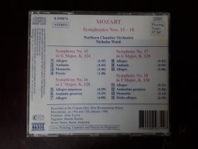 莫扎特第十五－十八交响乐