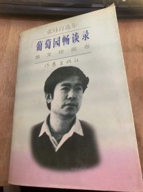 《张炜自选集：葡萄园畅谈录》葡萄园畅谈录/荒漠之爱——夜读鲁迅/存在的执拗/明天的笔/心洁手灵……