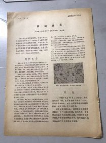 1978年《颞动脉炎-谈永基/新生儿硬肿症的治疗-陈淑英/下齿槽神经传导麻醉后引起下唇粘膜溃疡-严万斌/双联胎畸形2例报告》（中医资料）。