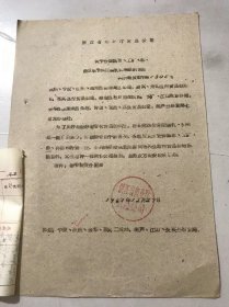 1961年12月29日 浙江省商业厅食品公司《关于分配城市、工矿、林、渔区春节供应腐乳调位品的通知》。