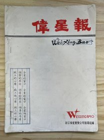 《偉星报 1993.3（总第58期）》公司又添新“员、正确决策，企业升级、为了企业有明天、成品车间站忙季、为忙季生产充当先锋、谈缩短生产周期、不能等闲观之、让大家轻松一下.......