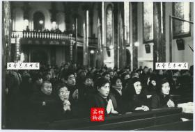 1982年北京教会教堂老照片一张，23X15.5厘米