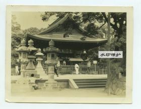 民国时期日本神户的神社建筑老照片