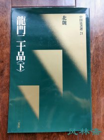 二玄社 《中国法书选21 龙门二十品 下 北魏》绿皮初版初印本 日本原装进口 非国内翻印