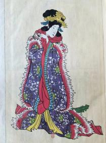 歌川国芳绘本《稗史水浒传》全4册20编 百年木版画 彩色4幅 黑白近400图！日本浮世绘之宋江武松 公孙胜潘金莲……