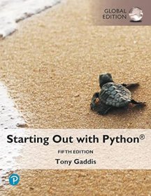 Starting Out with Python  英文原版 Python程序设计基础  托尼·加迪斯 （Tony Gaddis）