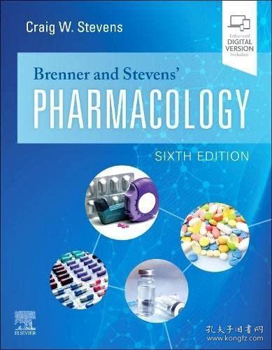 预订 Brenner and Stevens' Pharmacology, 5e  英文原版   药理学，