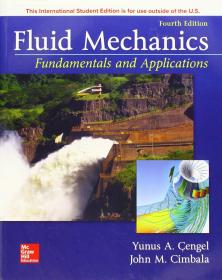 预订 Fluid Mechanics: Fundamentals and Applications   英文原版 流体力学原理与应用