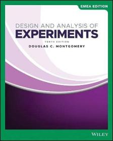 Design and Analysis of Experiments 英文原版 现代外国统计学优秀著作 实验设计与分析 道格拉斯·C·蒙哥马利