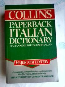 Collins Paperback  Italian  Dictionary     柯林斯意大利语词典    意大利语英语双向对照