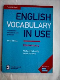 English Vocabulary in Use （Elementary ）：Vocabulary Reference and Practice    英文原版  铜版纸彩印本