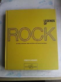 Legends of Rock: The Artists, Instruments, Myths and History of 50 Years of Youth Music    英文原版厚重    摇滚传奇   铜版纸彩印