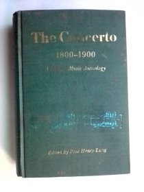 The Concerto  1800-1900 ：A Norton Music Anthology      国内影印音乐书   十九世纪协奏曲选