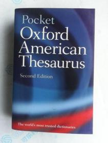 Pocket Oxford American Thesaurus    英文原版     袖珍牛津美语同义词词库     32开厚册   内多释例和用法提示