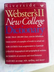 Webster's II New College Dictionary     英文原版精装厚册