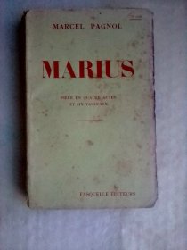 Marius      法文旧版毛边本    马里乌斯