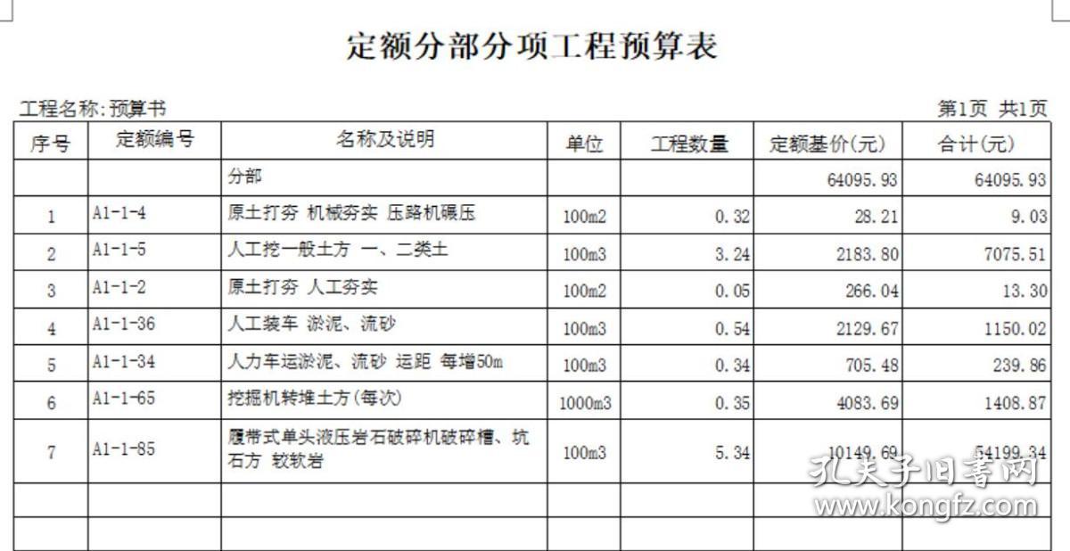 海南省市政工程综合定额2017清单造价软件