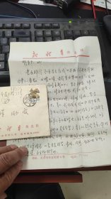 国家体育总局《中国体育报业总社》党委书记、《新体育》杂志主编、中国体育报业总社常务副社长刘猛（艾禾）致高明星信2页（谈前途、职称等事）
