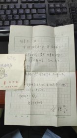 国家体育总局《中国体育报业总社》党委书记、《新体育》杂志主编、中国体育报业总社常务副社长刘猛致高明星信1页（谈前途、职称等事）