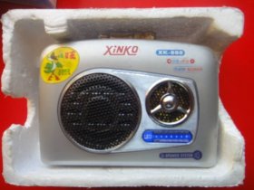 精品 新科《袖珍收录机》尺寸：11/8/3，