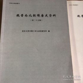 魏晋南北朝隋唐史资料.第二十五辑