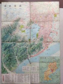 1985年杭州市交通游览图