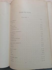 补图勿拍: 孔网首现 清代1906年精装《THE WORLD OF TO DAY 今天的世界》16开1---5册全外文版 【书内地图老照片特多】