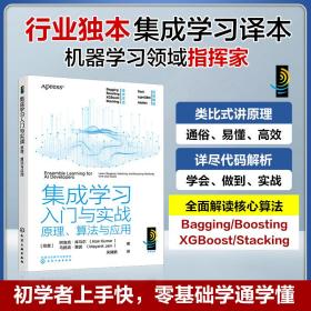 集成学习入门与实战：原理、算法与应用