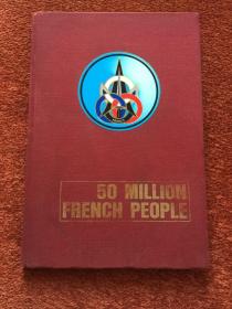 《5000万法国人》(英语)，20开硬精装，法国的风土人情