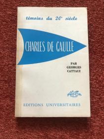 《CHARLES DE GAULLE》(法语：戴高乐) 1956年，插图本