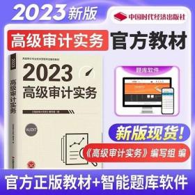 正版2023年高级审计实务2023年高级审计师考试教材辅导用书2023高级审计实务