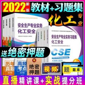 正版2022年版全国中级注册安全工程师考试教材+习题集-化工安全专业(全套8本)