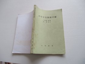 古今字音对照手册  如图63号