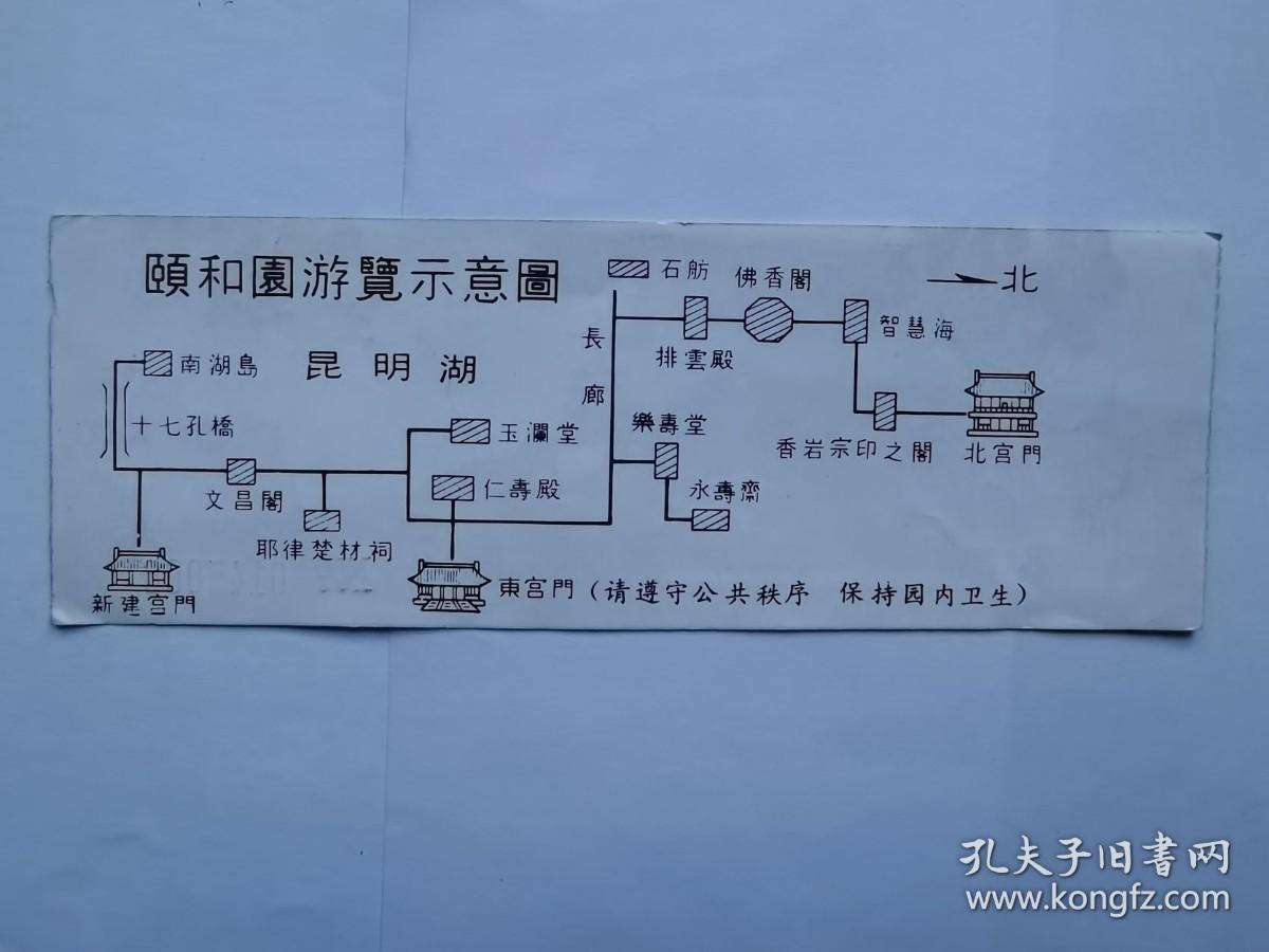 岁月留痕1563：颐和园游览券