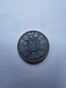 瑞士硬币：10生丁  2011年