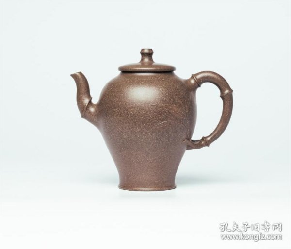 孤品捡漏/紫砂壶作品：段泥-壶器花塑器秀竹/作者【当代】中国陶瓷艺术大师·季益顺/壶型花塑器260cc段泥/紫砂壶-段泥-壶器花塑器/货号：ZgsJYSdhs260XZ