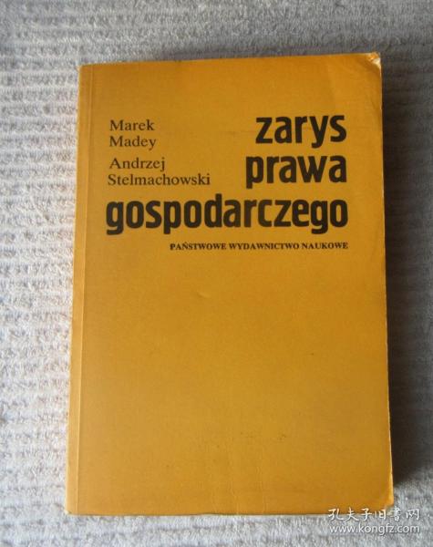 Zarys prawa gospodarczego 经济法大纲 （波兰语原版）