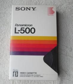 空白录像带SONY L-500   未拆封