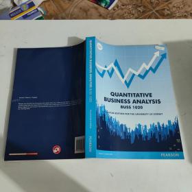 QUANTITATIVE BUSINESS ANALYSIS BUSS 1020